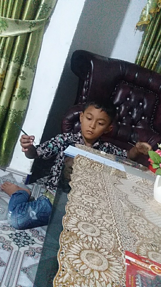 Hem Kemeja Batik Lengan Panjang Anak Cowok Seragam Sekolah Baju Batik Anak Cowok Batik Anak Lakilaki