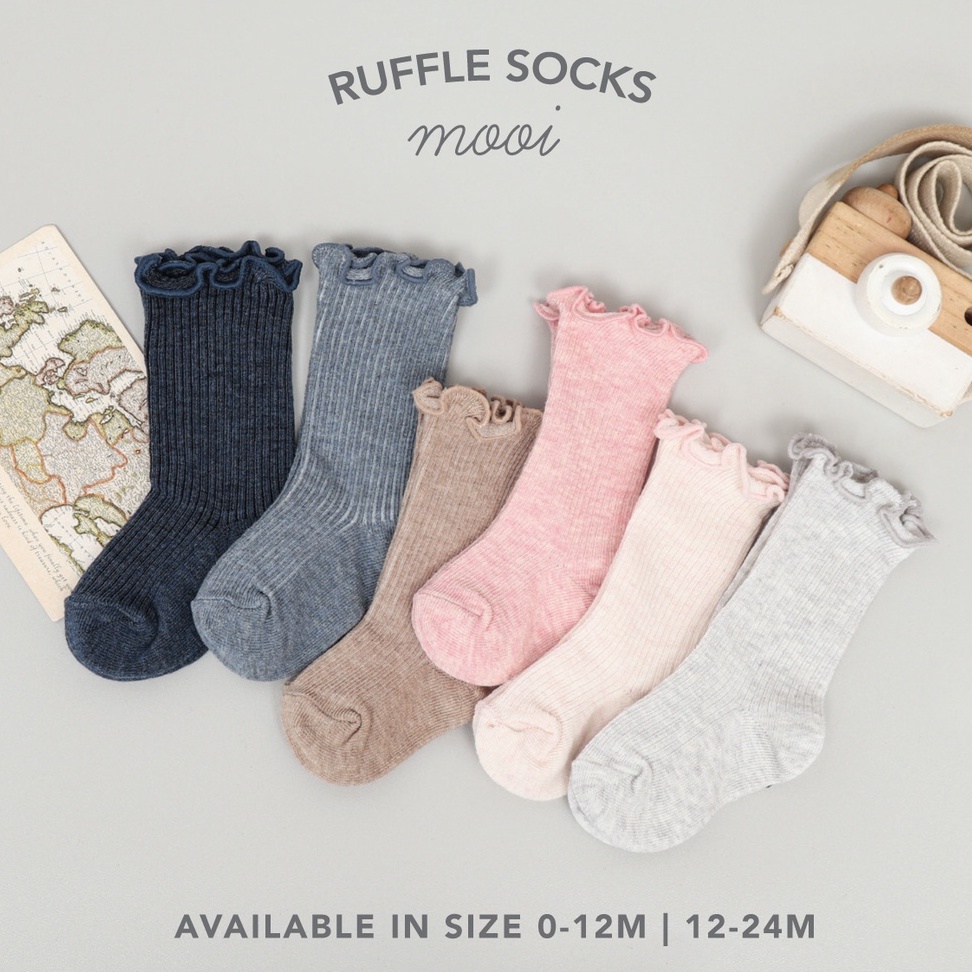 Mooi Ruffle Socks Kaos Kaki Anak Perempuan
