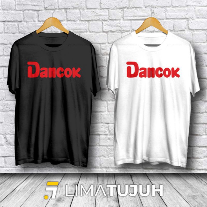 Baju Kaos Plesetan Dancok - Dancow Combed 30s Premium