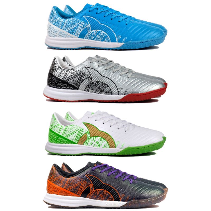 Sepatu Futsal Ortuseight Catalyst CYPHER IN Pale Cyan Silver White Aurora Original Ortus