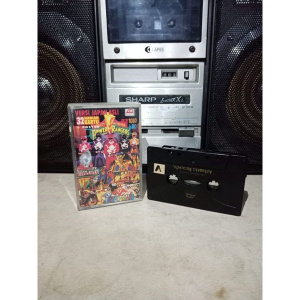 kaset pita jadul power rangers