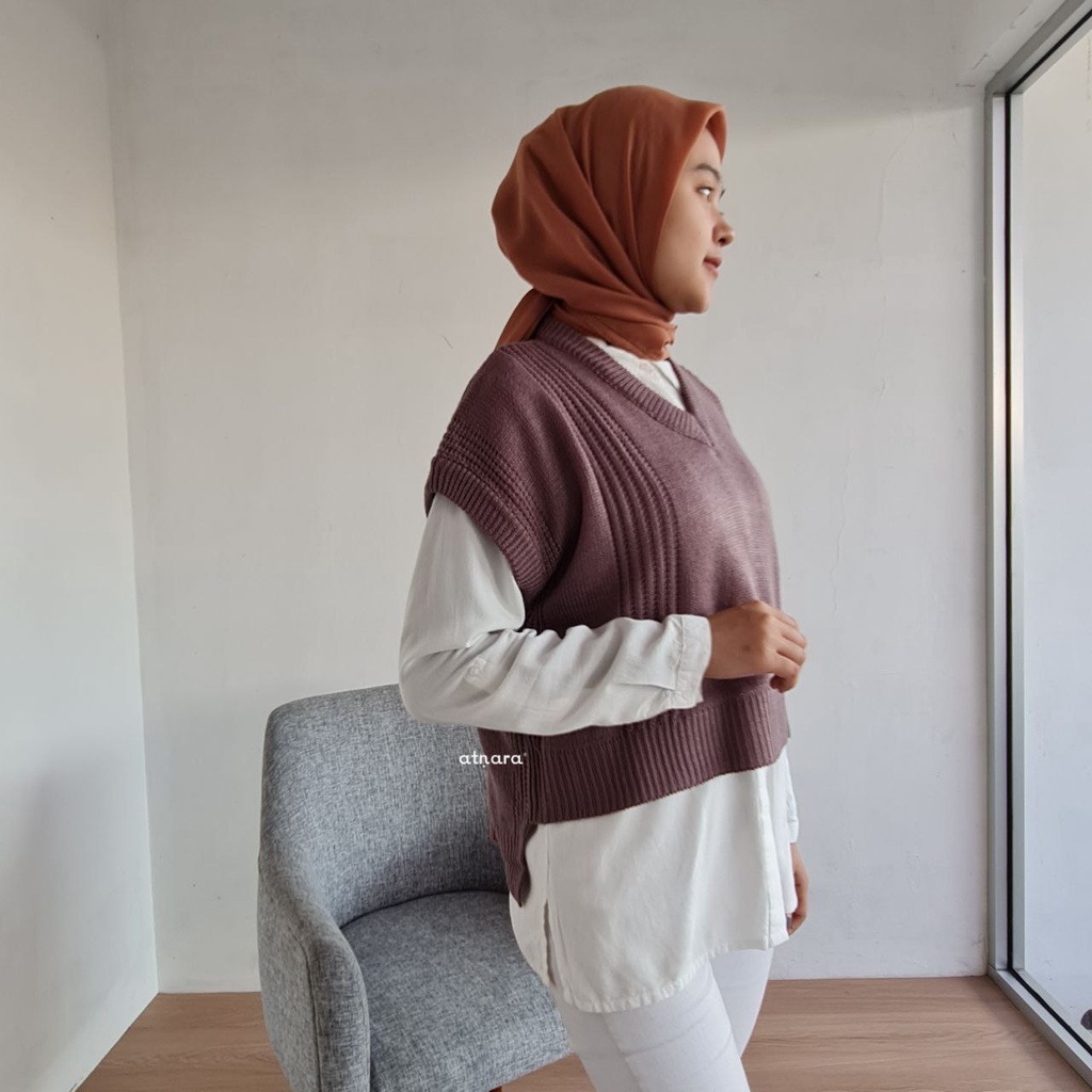 Nara Grosir - Maura Vest | Fashion Terkini | Sweater Termurah