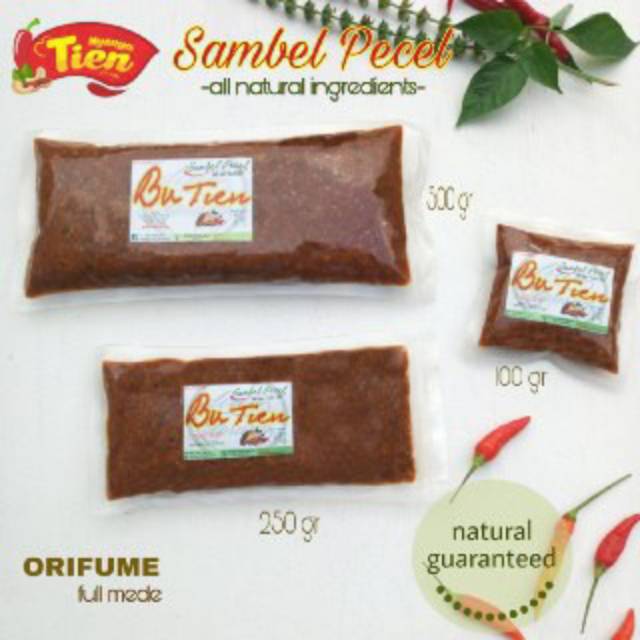 

[MEDE/Mente] Sambel Pecel Czhakrinala Full mede ORIFUME 500 gr | Cita Rasa Otentik | Healthy Life