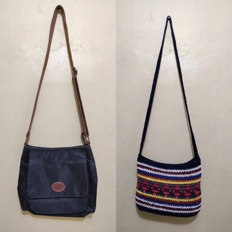 preloved tas rajut tas selempang