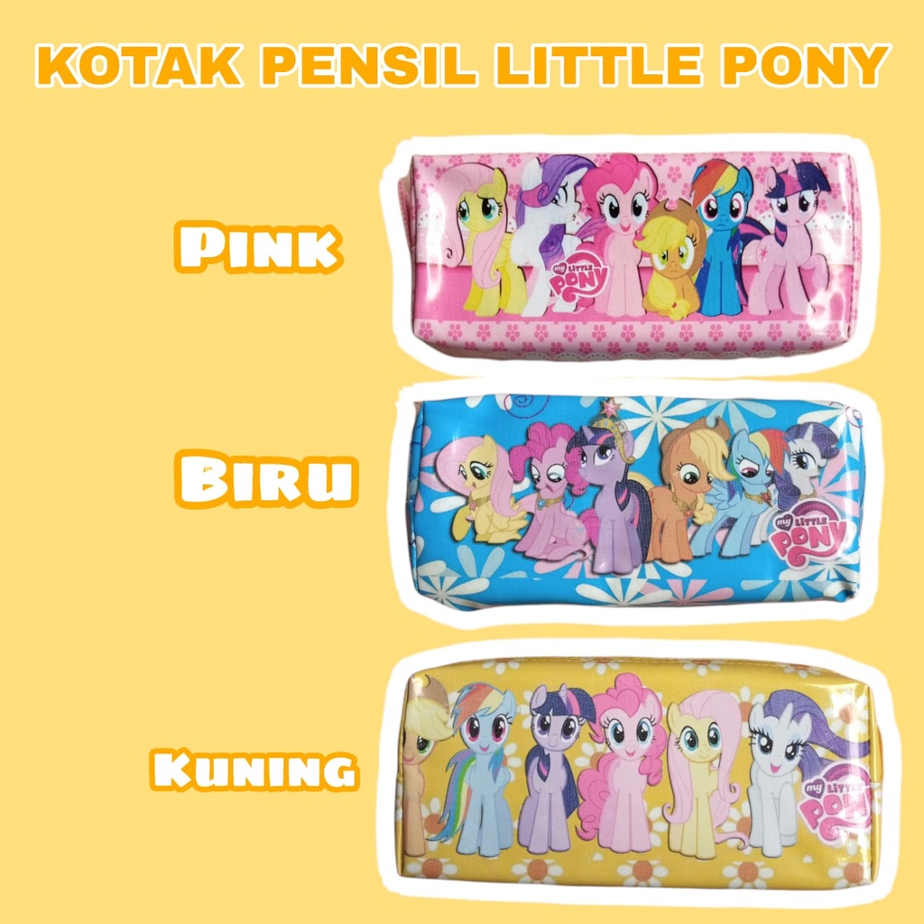 

CHERON 18571 - Kotak Tempat Pensil Anak Little Pony Perlengkpan Sekolah Termurah