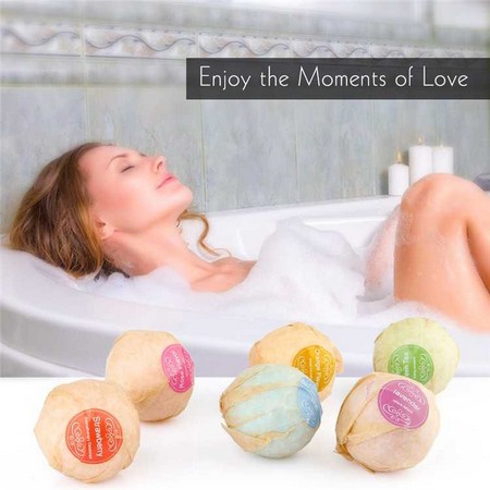 1 Box 6pcs Bath Bomb Bathtube Spa Sabun Mandi Bubble Essential Oil