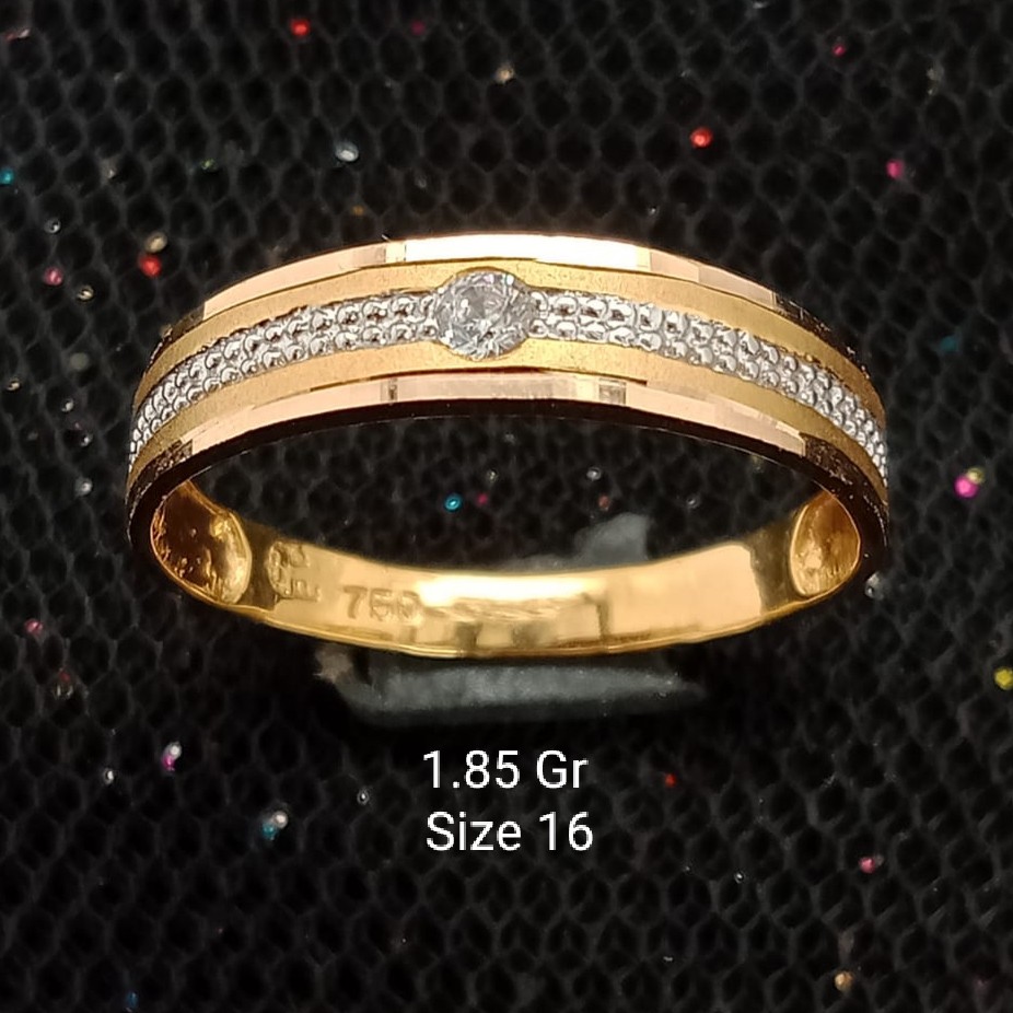 Cincin Emas 17 K - 1.85 Gr Kadar 750 - 2599