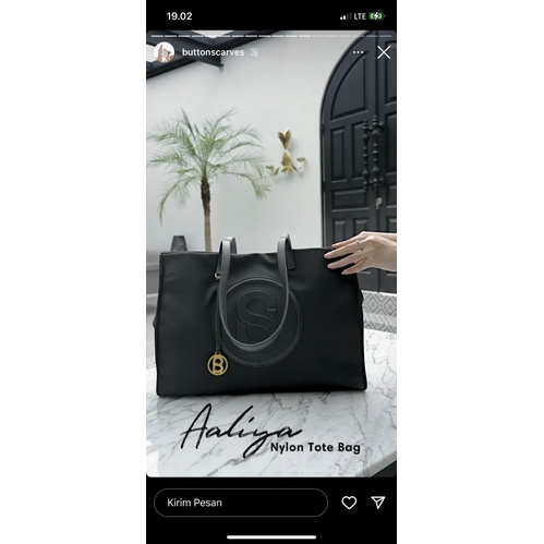 Aaliya bag Buttonscarves BLACK