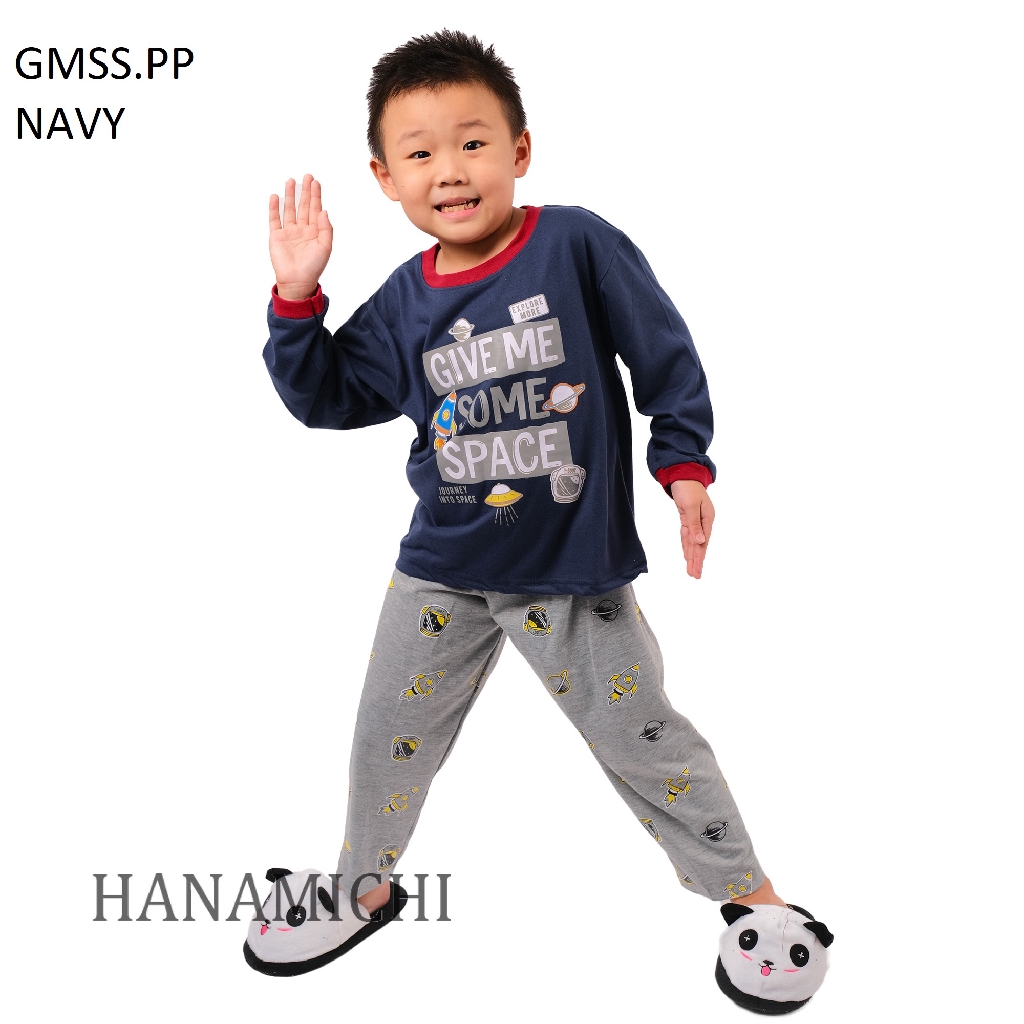 Hanamichi GMSS.PP Piyama Anak Bergambar Lengan Panjang