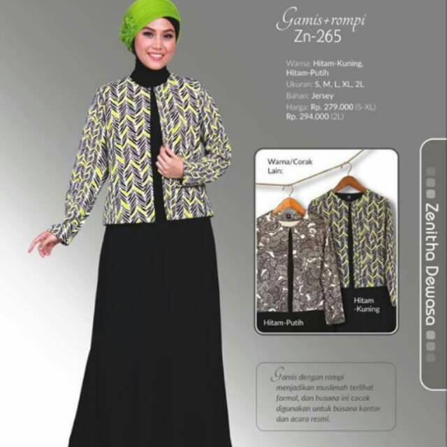 Gamis cardigan