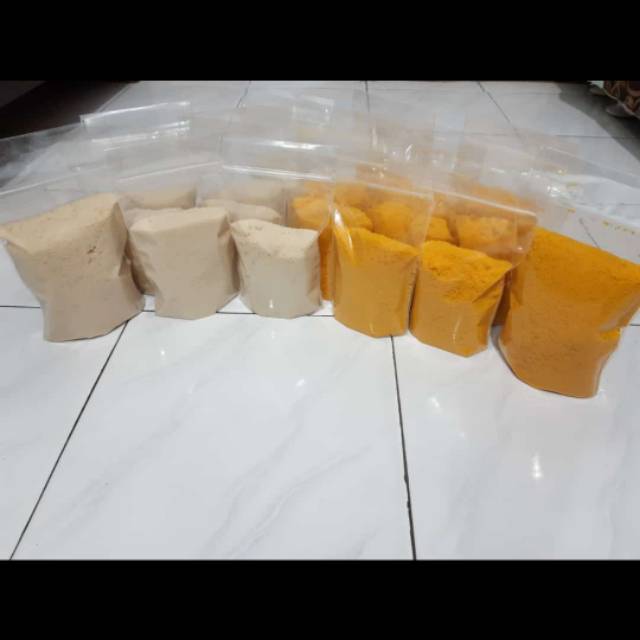 

Jamu temulawak dan jahe instan dengan kemasan 250gr