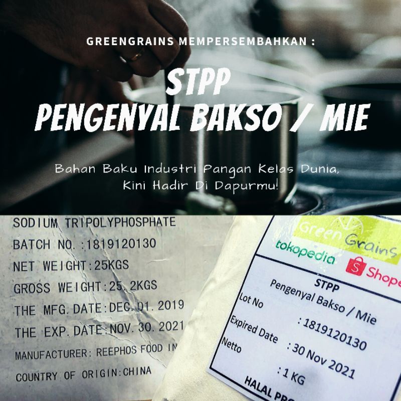 

STPP Pengenyal Bakso - 1 ZAK (25 Kg)