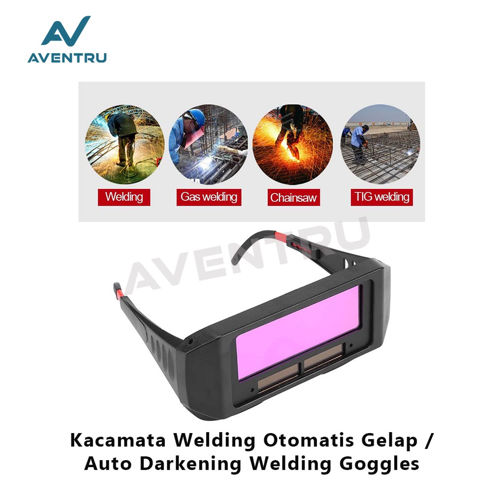 Kacamata Welding Goggle Kacamata Las Autodark Auto Darkening Kaca Mata Otomatis Gelap