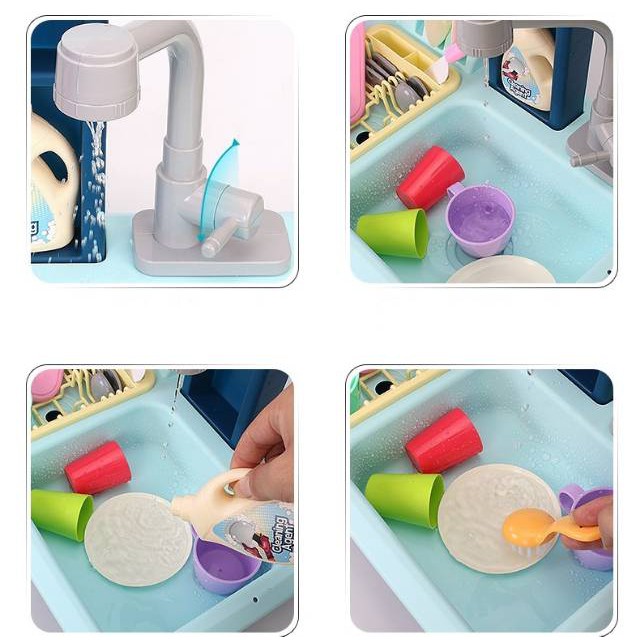 ~COD~ DO-M31 M109 Mainan Anak Kitchen Sink Tempat Cuci Piring Set Mainan Wastafel BISA KELUAR AIR-1