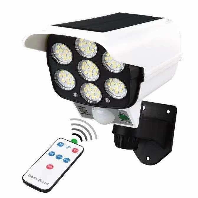 LAMPU MODEL CCTV TENAGA SURYA DENGAN REMOTE