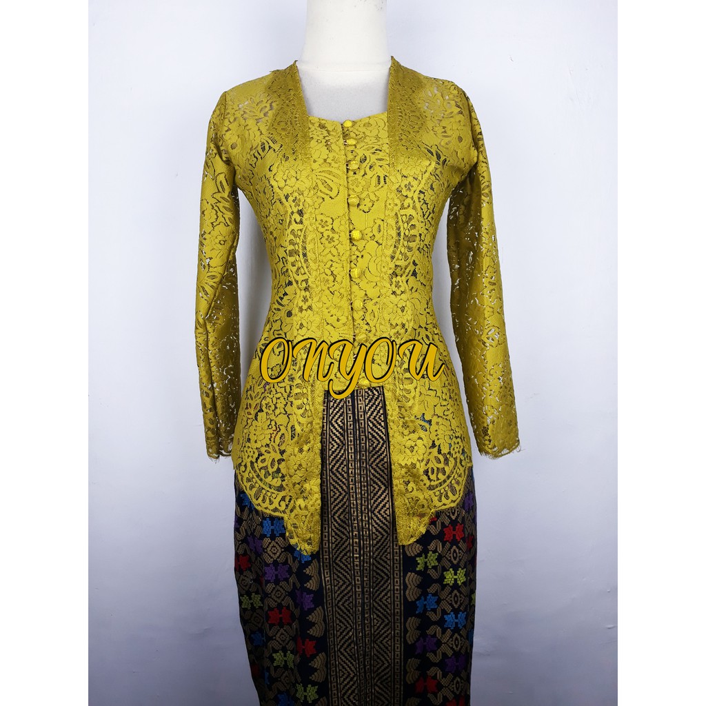 Kebaya - Kebaya Modern Kebaya Brukat Bali Kebaya Semi Prancis Kebaya Kancing Depan Kebaya Bali Payet