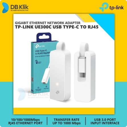 Network Adapter TP-Link UE300C Gigabit 1000Mbps - TPLink UE300C USB C