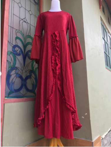 Arsara Maxy 6 - Gamis Calvin Jeans Jumbo Ld100-110/xl-4l / Andien Jumbo Maxy / 023-5529 / 022-5574