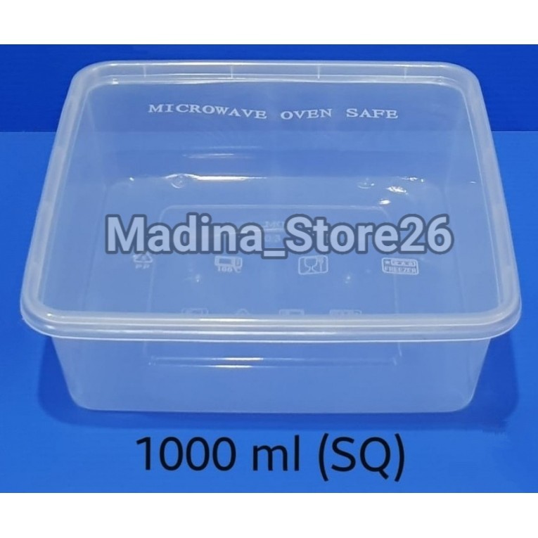 BANYAK DISKON MICROWAVE OVEN SAFE / Kotak Thinwall Uk 1000 ml ( SQ )
