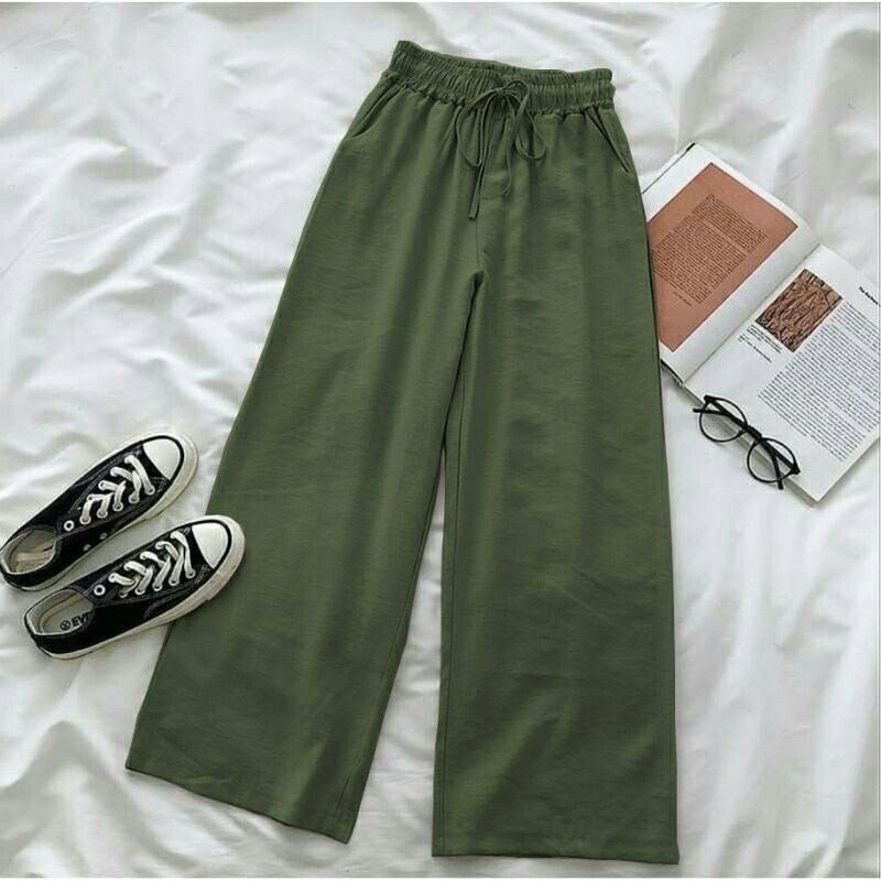 |TERLARIS BISA COD|| WIDI KULOT PANTS Bahan Katun Sigaret | CELANA KULOT WANITA CELANA WANITA CASUAL MODERN