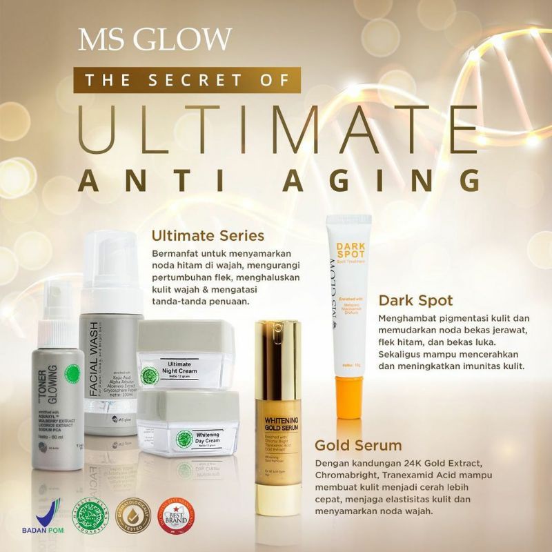 Paket Anti Aging MS Glow