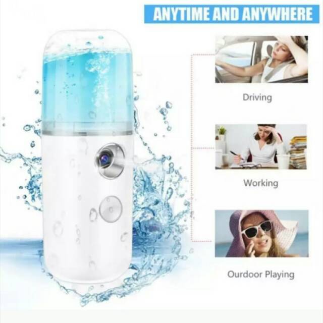 (  KJO ) Nano Spray Mini Portable USB Pelembab Wajah Kenzjayaolshop