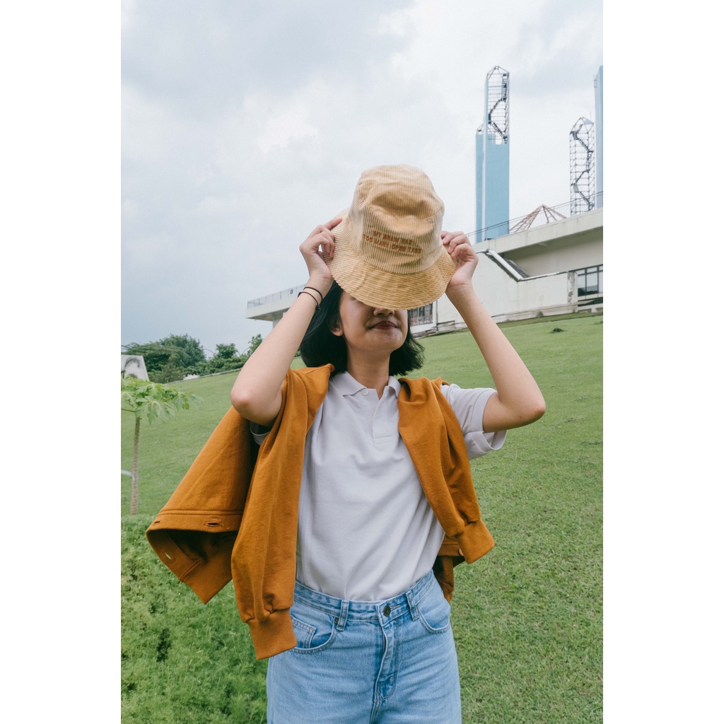 Imokey Firtle Cream Bucket Hat