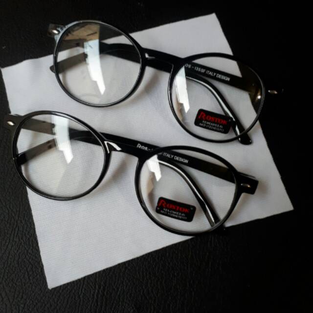 KACAMATA FRAME OVAL BULAT