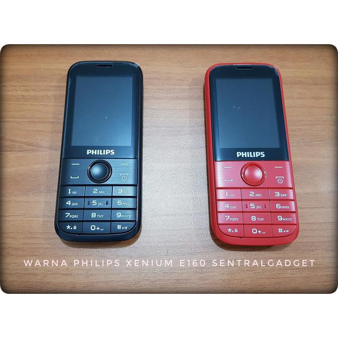 Terlaris Handphone Philips E160 Xenium Garansi Philips Indonesia By Sg  - Hitam Berkualitas