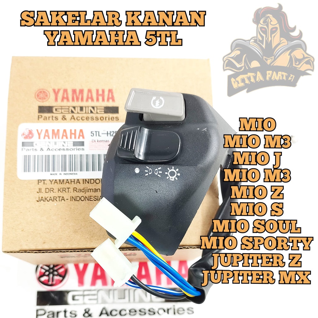 SAKLAR SAKELAR KANAN SET YAMAHA 5TL KUALITAS ASLI ORIGINAL YAMAHA YGP PRESISI DIJAMIN PAS BERFUNGSI DENGAN BAIK AWET DAN DIJAMIN MANTAP MIO MIO J MIO M3 MIO S MIO Z MIO SOUL MIO SPORTY JUPITER MX JUPITER Z MIO SMILE