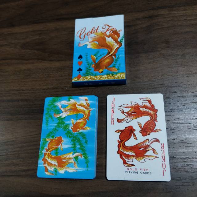 KARTU REMI GOLD FISH / PLAYING CARD / KARTU MAINAN (1 KARTON)