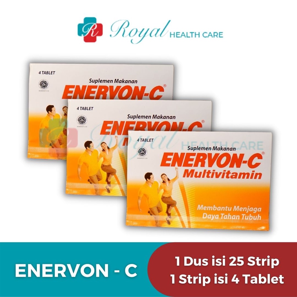 ENERVON C BOX 100 TABLET MULTIVITAMIN UNTUK DAYA TAHAN TUBUH