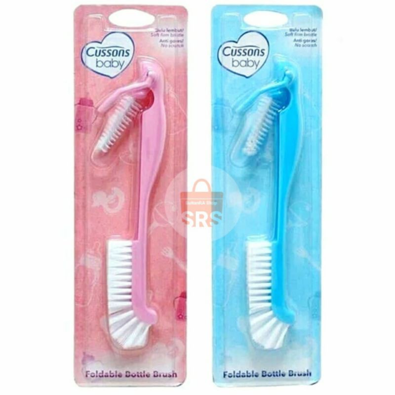 2 in 1 Sikat Botol &amp; Dot Foldable Bottle Brush CUSSONS 2in1 Bottle Brush Sikat Botol