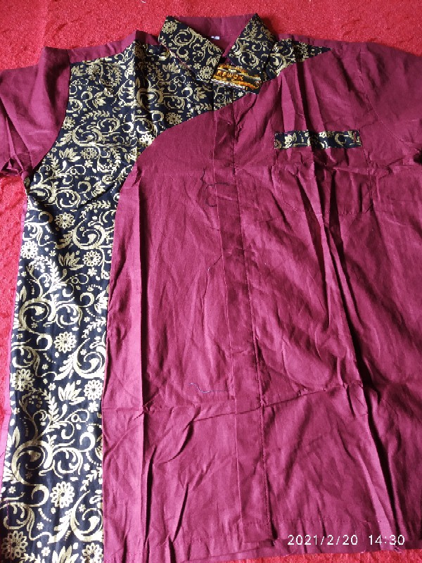 Seragam Batik, Kemeja Batik,baju Kombinasi Batik,polos Kombinasi Batik,batik Pdh,kerja Batikterlaris