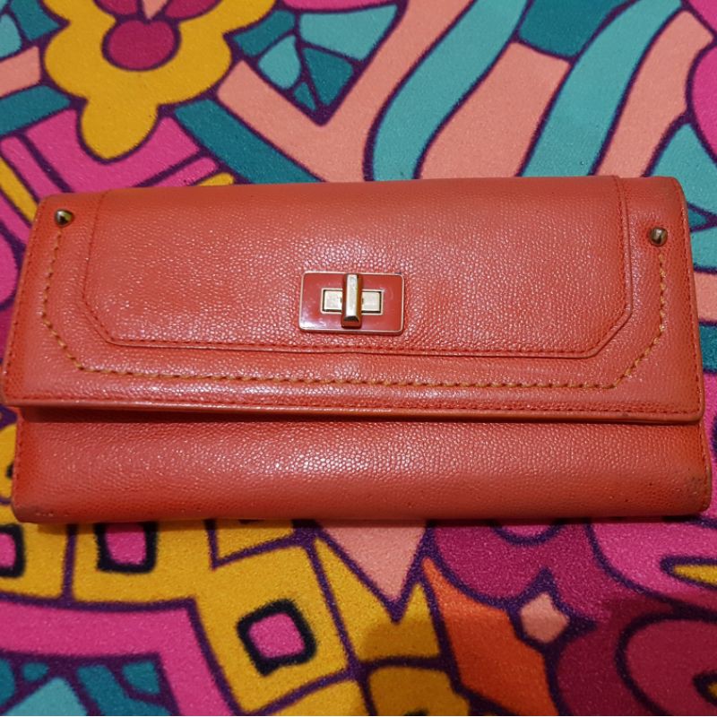 Preloved Dompet Orange Esquire