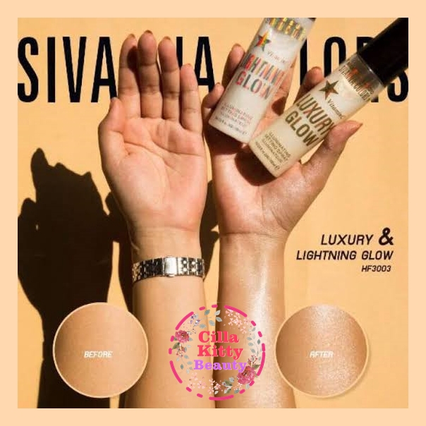 CKB SIVANNA COLORS ILLUMINATING SETTING SPRAY LUXURY & LIGHTNING GLOW / SETTING SPRAY SIVANNA