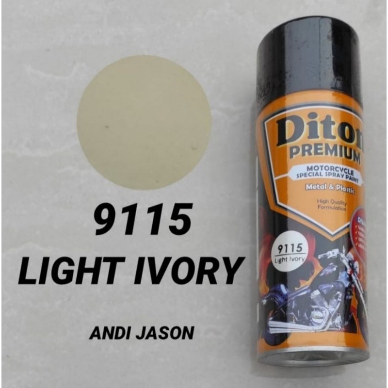 DITON PREMIUM CAT SEMPROT TAHAN BENSIN 400CC 9115 LIGHT IVORY