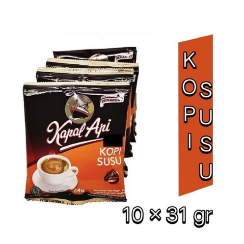 KOPI KAPAL API SUSU / 1 RENCENG ISI 10 PCS