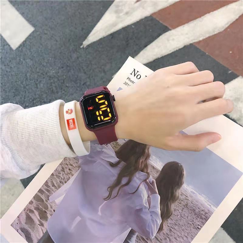 ❤️GTB❤️ Jam Tangan LED Digital Rubber Electronic Fashion Import Pria Wanita Anak Remaja JT030 JT045 JT046