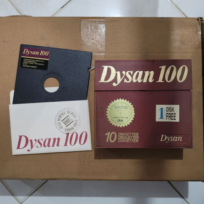 Jual Floppy Disk Dysan 100 Disket Shopee Indonesia