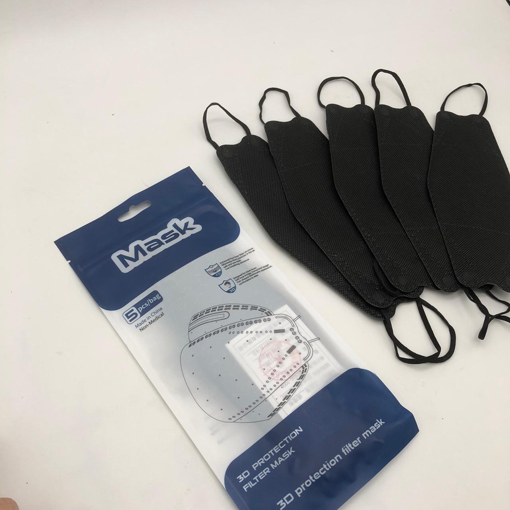 Masker KF94 Kf 94 Korea Premium 4 ply 4ply masker 3D 1 pack isi 5 pcs