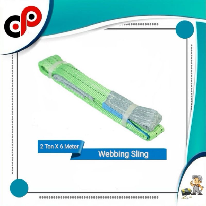 Webbing Sling 2 Ton X 6 Meter