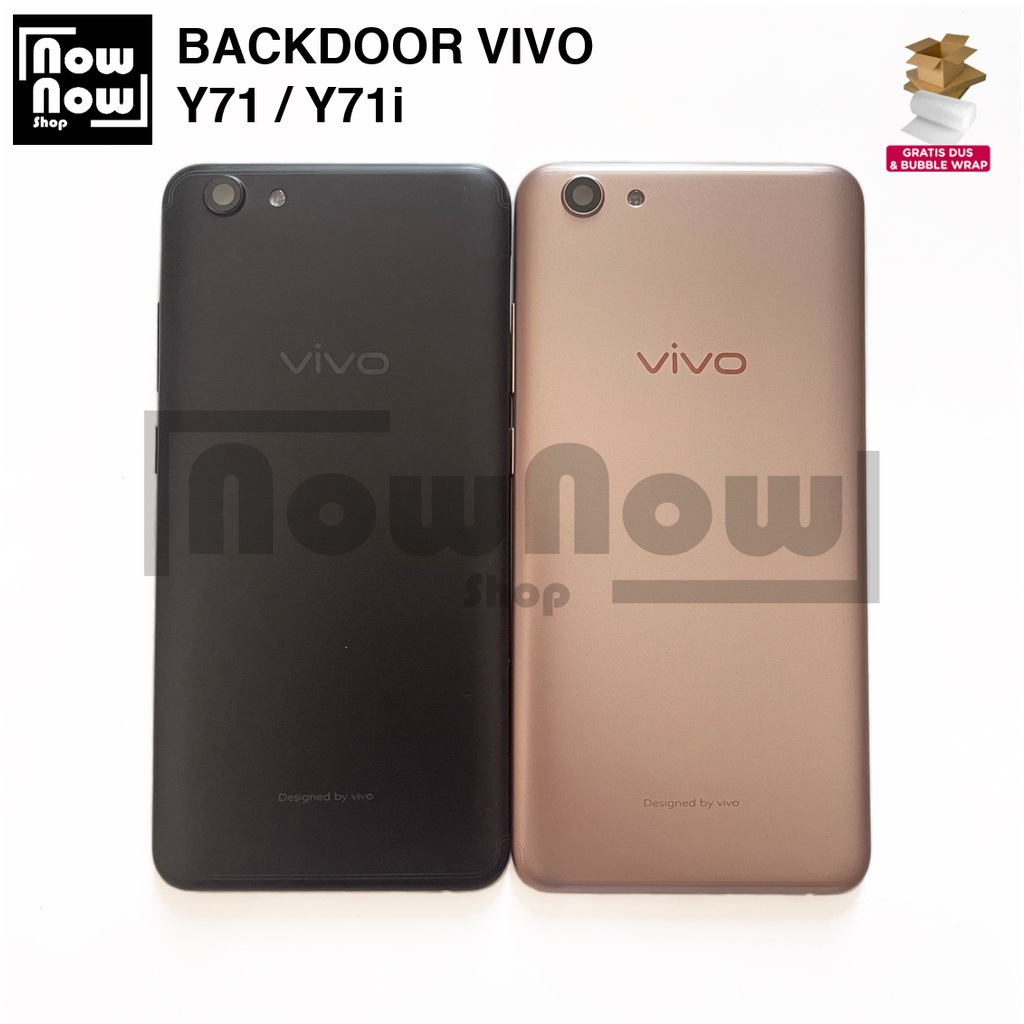 Backdoor Tutup Belakang Baterai Backcover Back Casing Housing Vivo Y71 / Y71i Cover Belakang 1724 1801i