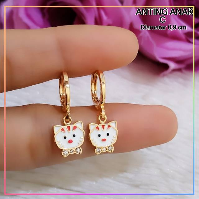 Anting xuping anting anak karakter lapis emas gold I125