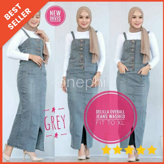 Overall Rok Delilla Jumpsuit Rok Span Jins