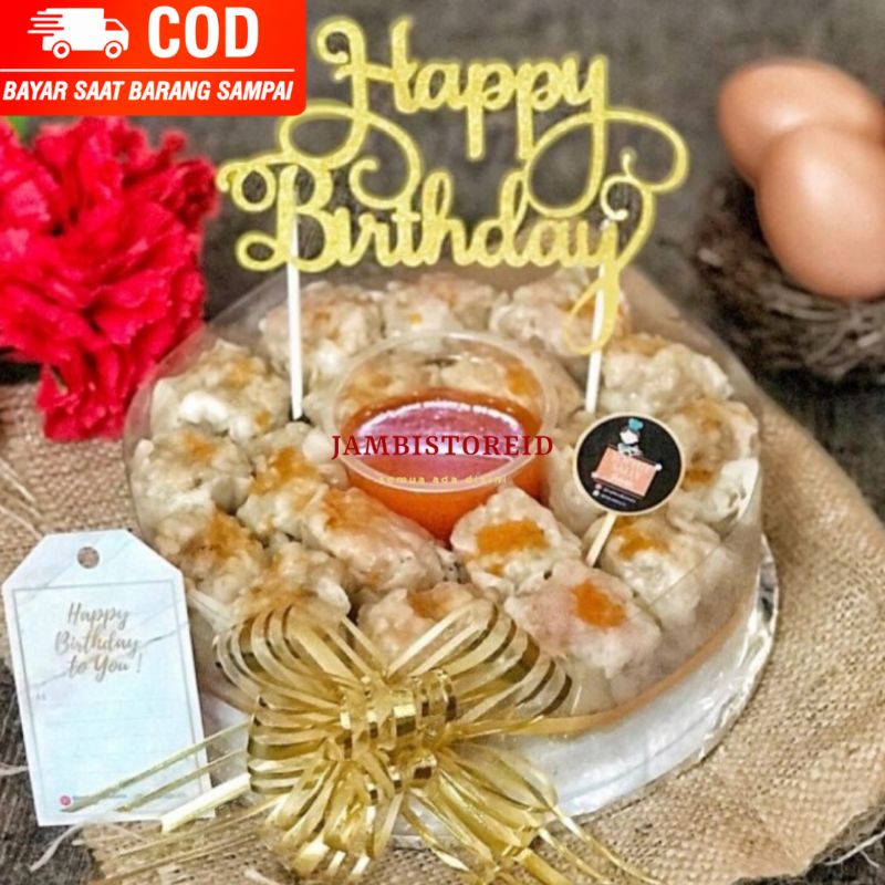 

(JAMBISTOREID) Dimsum Cake Tart Kue Ulang Tahun Unik Estetik Snack Risol Gyoza Pempek Cake Untuk Ultah Aqiqah Bayi Syukuran Selamatan Birthday Cake Murah Jambi