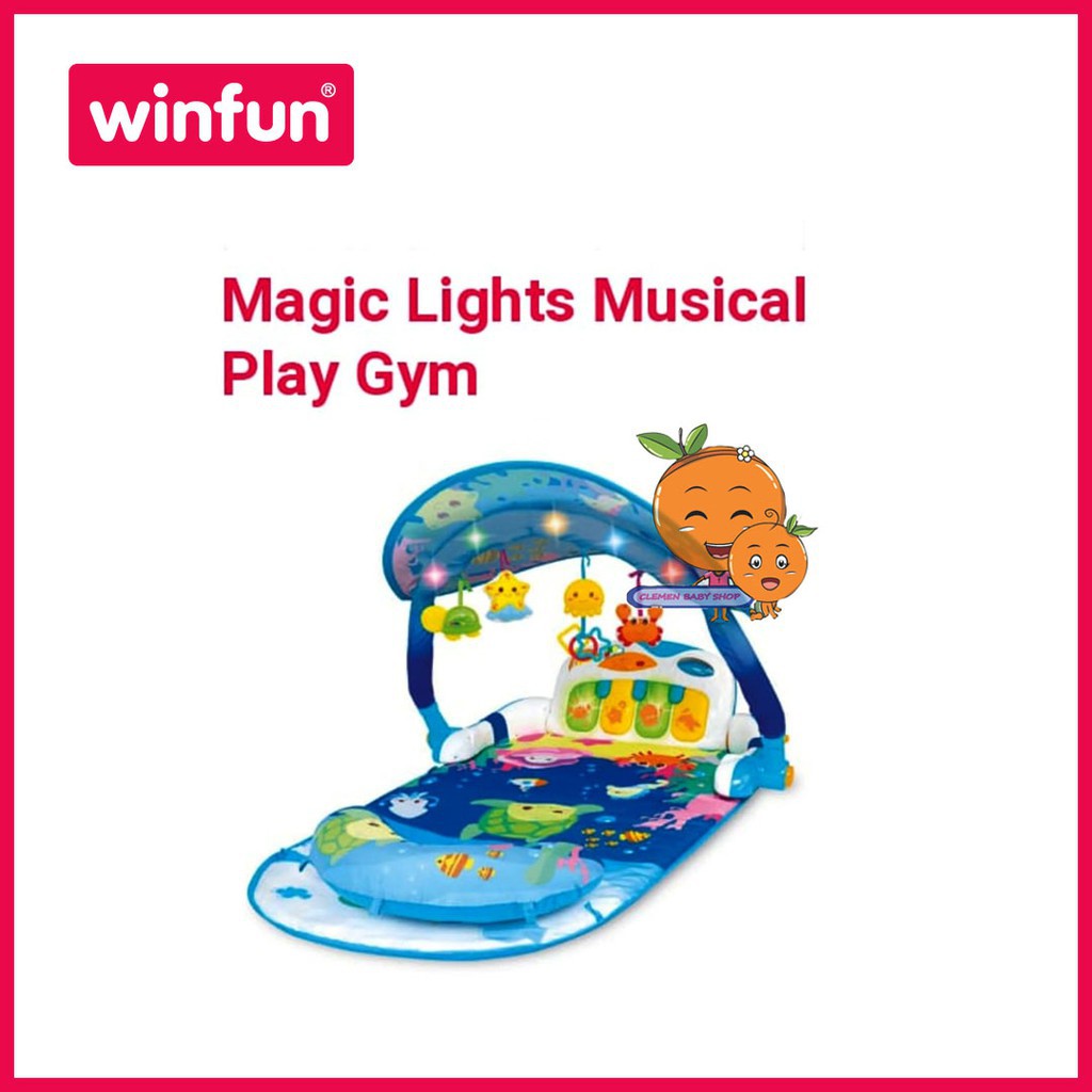 magic lights and musical play gym