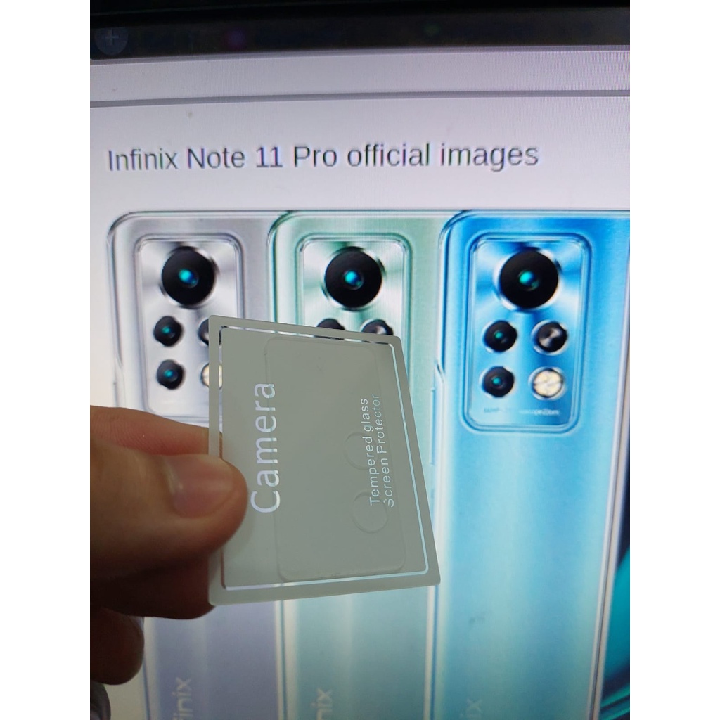 Pelindung Kamera Infinix Note 11 Pro 6.95 Inchi Tempered Glass Protection Camera Bening