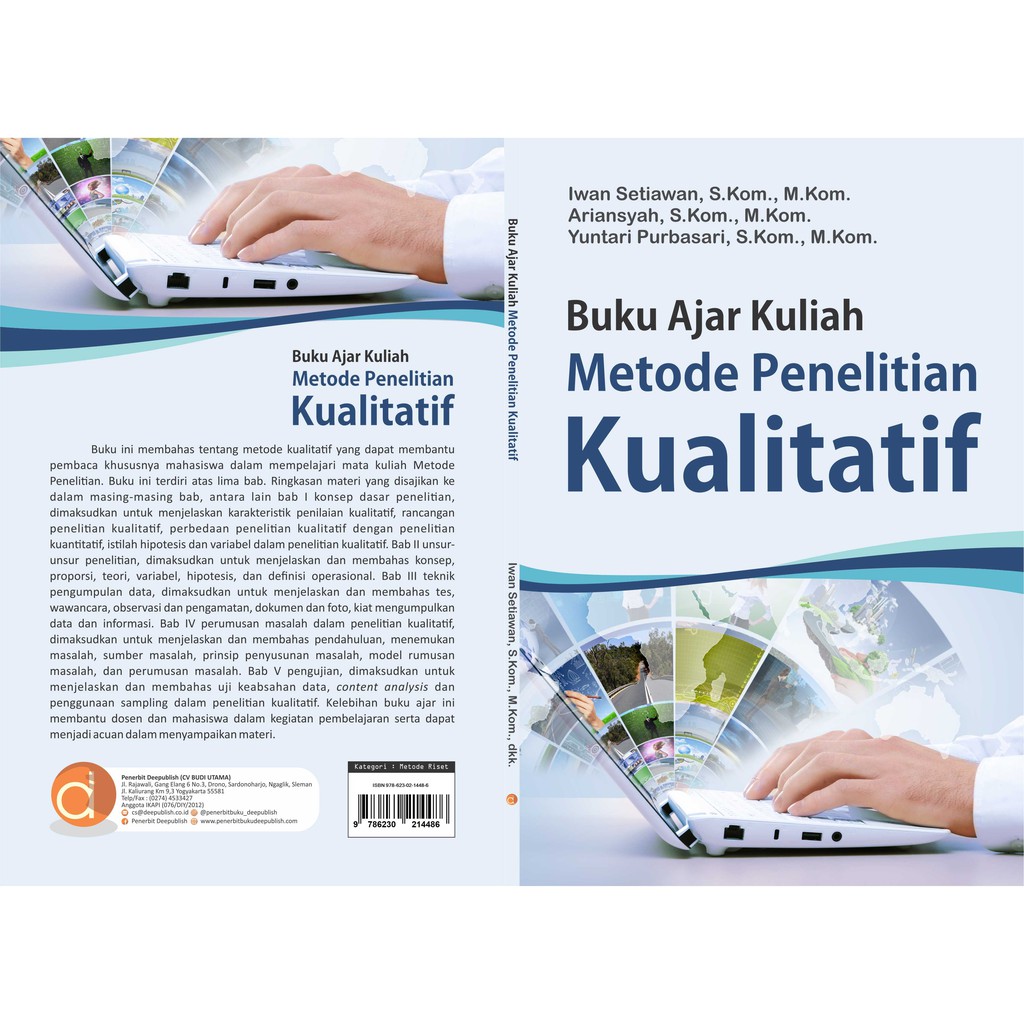 Deepublish - Buku Ajar Kuliah Metode Penelitian Kualitatif - HVS 70gr