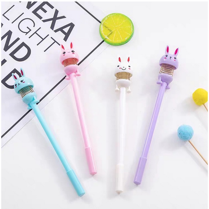 A90 BALLPOINT KELINCI disney pulpen tinta biru hitam lucu imut atk alat tulis kantor buku pensil penghapus tipe tip x spidol highlighter surat remaja kertas menggambar sekolah perlengkapan cute murah penggaris aksesories aksesoris stationery plastik